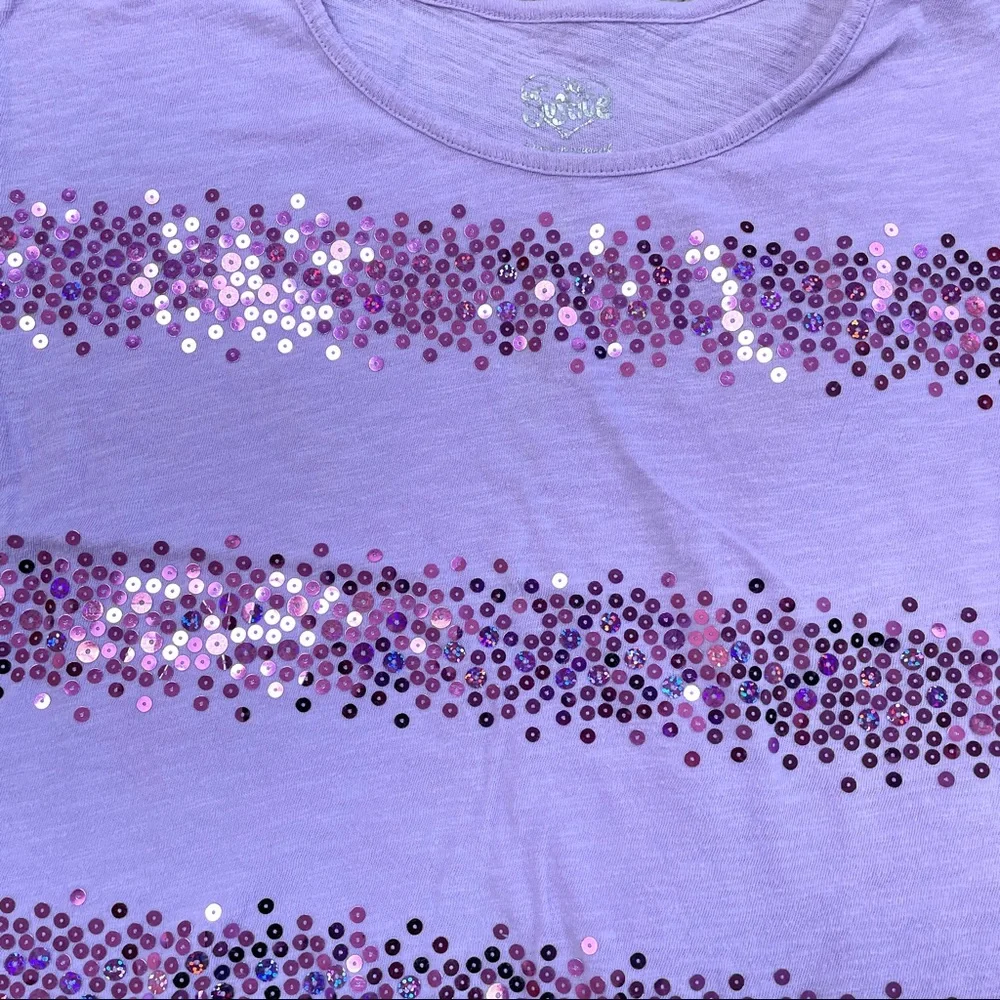 TWINS * SISTERS * BFFs * Matching sequin shirts Justice Girls size 10